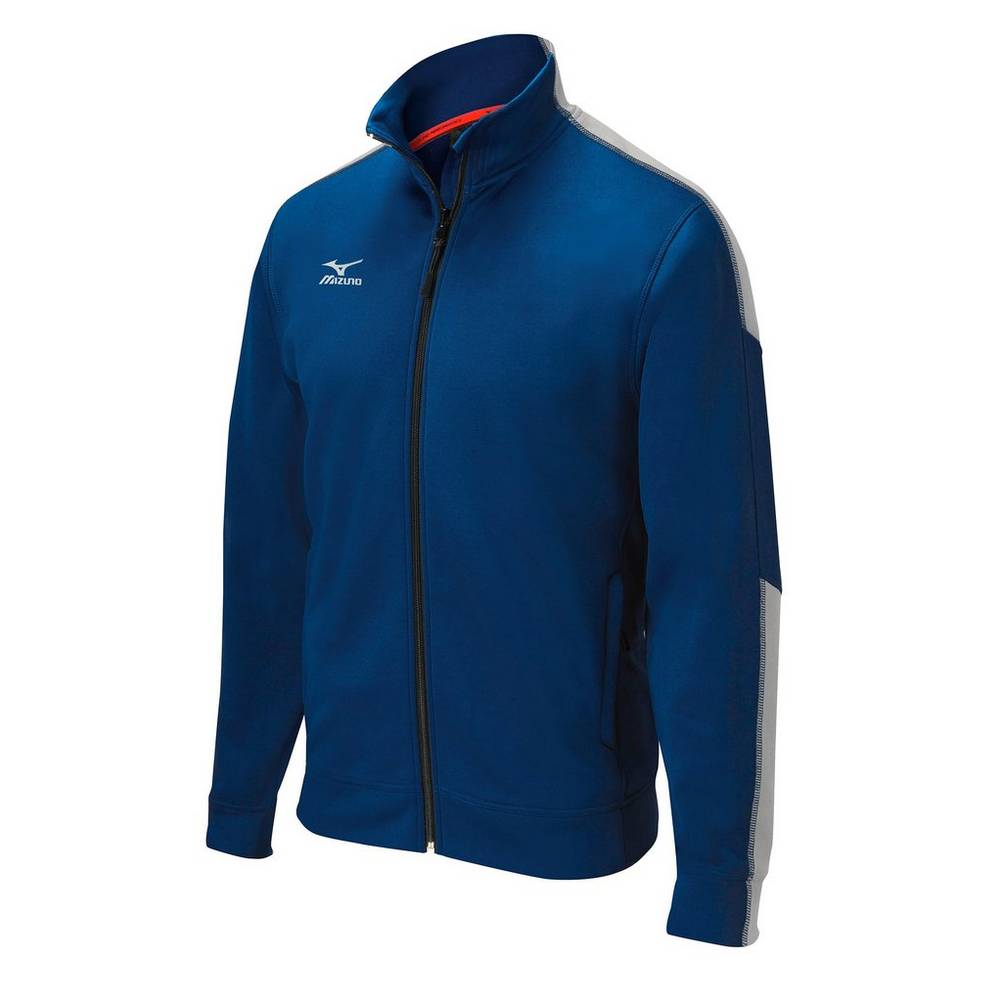 Mizuno Men's Elite Thermal Jacket Navy/Grey (350512-QXM)